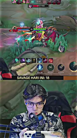 Savage di depan murid fauzan gaming no.1 di live☠️ #mlbb #kingzilong 