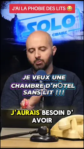 MA PHOBIE DE VOIR UN LIT 😅🤣 #canular #piege #cizaire #funny #fun #mdr #appel #lol #prank #SOLO #humour #onemanshow #standup #sketch #hotel #funny #humour #comedyvideo 