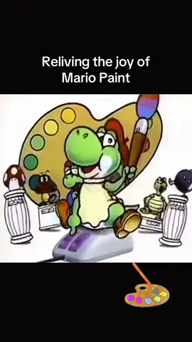 In honor of the Switch release🎨#snes #mariopaint #nintendo #90s #90skids #memoryunlocked #nintendo #switch #retrogaming #90sgames 