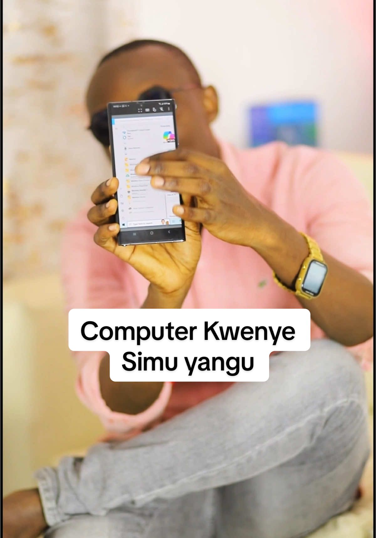 Hapa Utaweza ku access computer yako kutumia simu yako. #fyp #foryou #swahilitiktok #viralvideos #tiktoktanzania🇹🇿 #wasafi #wasafimedia #repost #kenyantiktok🇰🇪 #daressalaam 