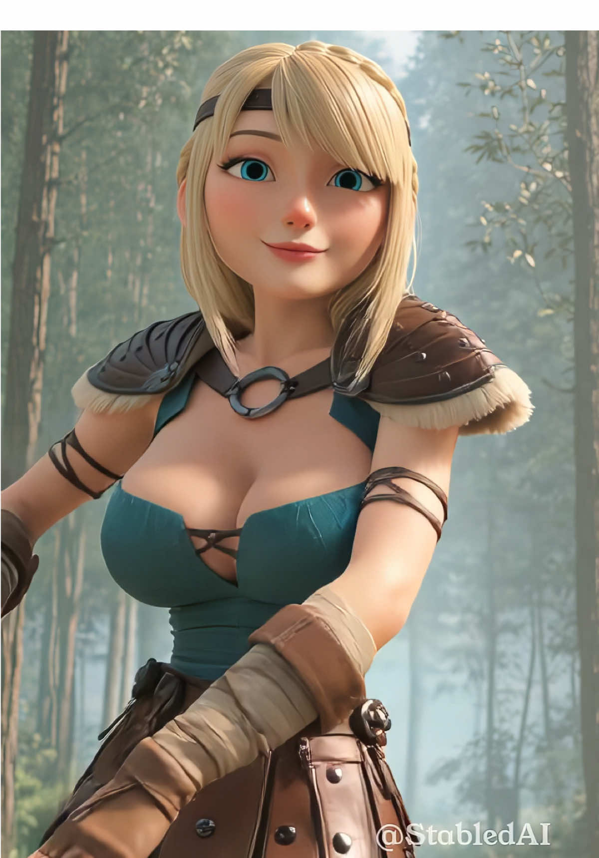 Astrid #astridhofferson #httyd #howtotrainyourdragon #cartoon #anime #dance #trend 