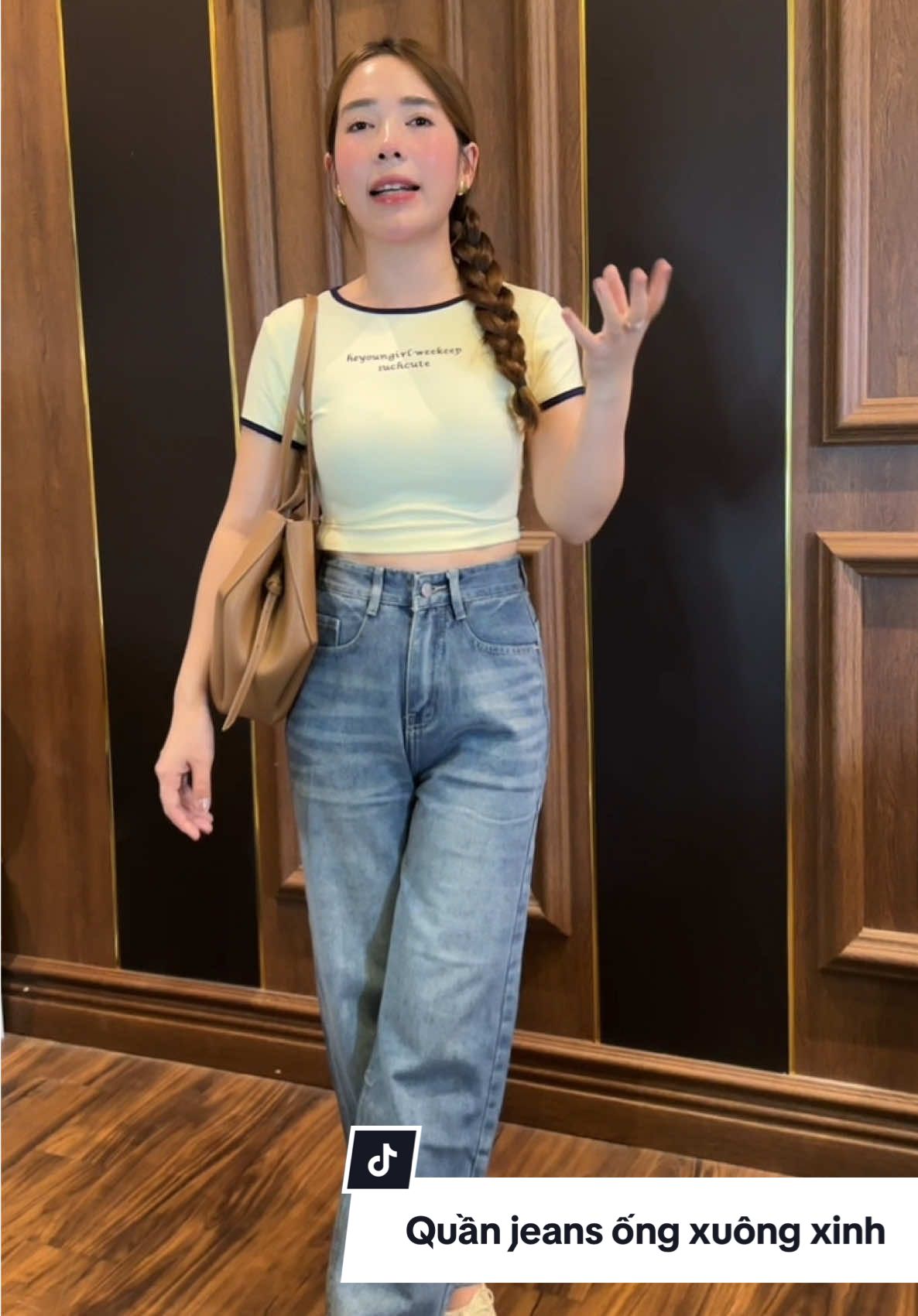 Các chị em mình nên có trong tủ đồ 1 2 chiếc quần jean như vậy nha #thoitrangnu #quanjeannu #quandainu #quanbonu #trend #meshibam 