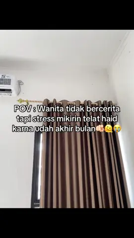 POV : Wanita tidak bercerita tapi stress mikirin juli telat haid karna udah akhir bulan🫵🏻🫠😭 #telathaid #obatpelancarhaid #pelancarhaidampuh #telatdatangbulan #haid #hamil #trending 