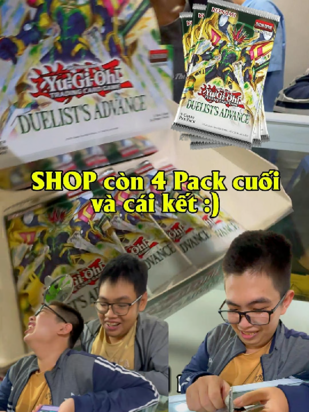 Bạn Khương ủng hộ shop nốt 4 pack cuối cùng hộp Duelist Advanced và.... #yugioh #saigontcg #xuhuong #saigontradingcardgame #viral #khoinghiep #khoinghiepthanhcong #starlight #duelistadvanced