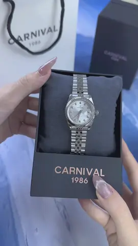 Carnival 8131L-VT-T - vẻ đẹp quý phái, chanh xả mà không hề hại ví #donghodoseco #donghonu #phukienthoitrang #donghocarnival #dosecogirltime 