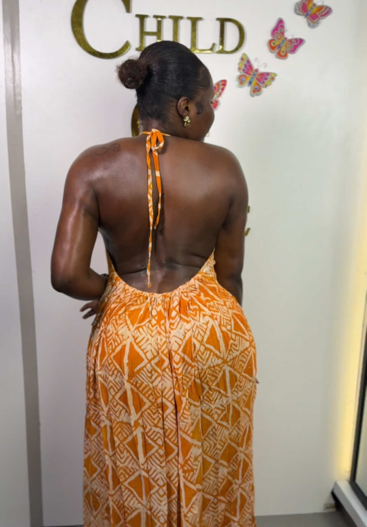 Our Best seller is Back in beautiful colors 😍😍😍 Send us a DM to place your order for our KEVWE LONG BACKLESS DRESS  #foryoupage #patronizemybusiness #blowthisupforme #backless #tegacloset #adirestylesforladies #backlessdress 