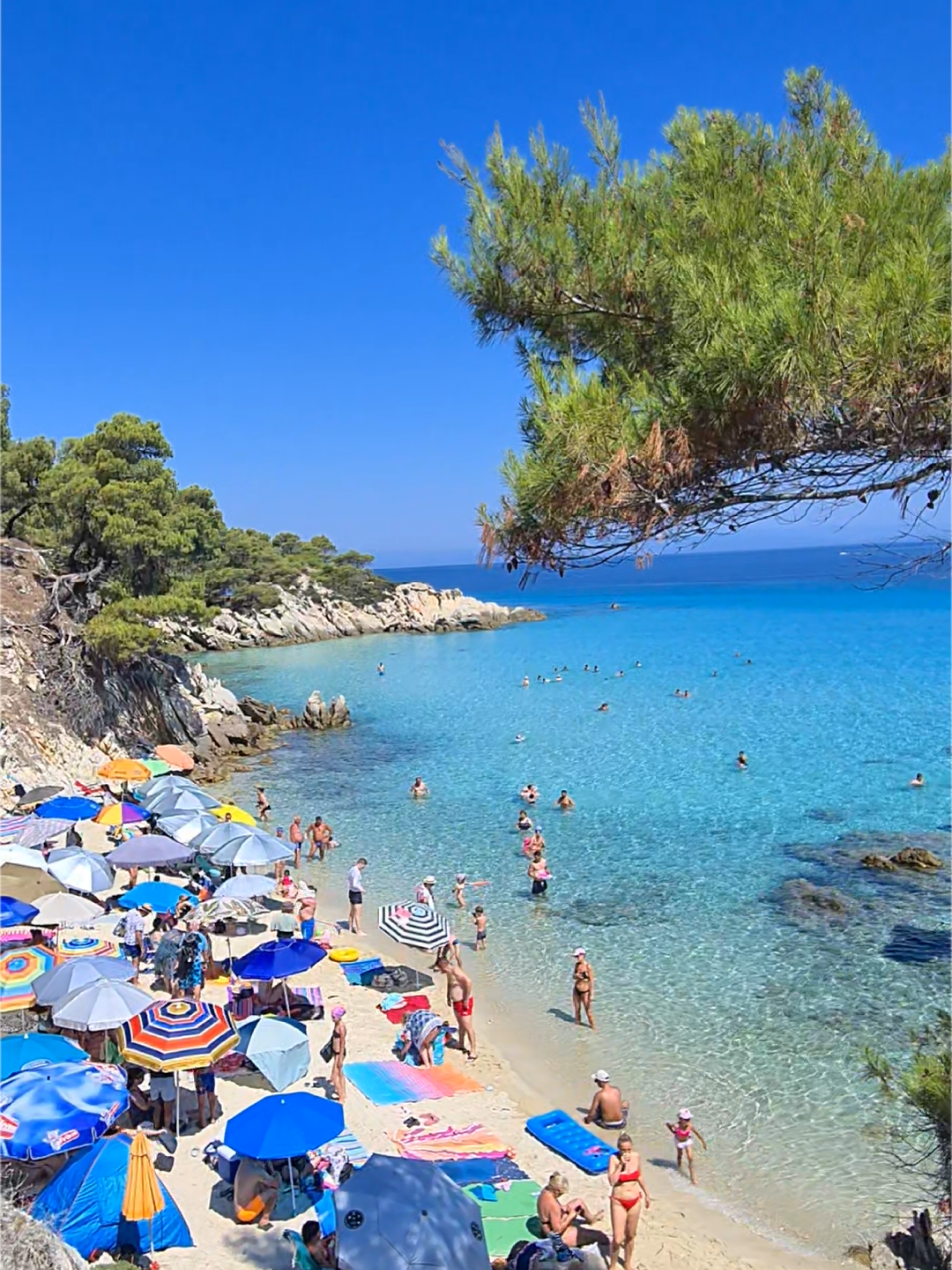 Mega Portokali Beach Halkidiki 🇬🇷💙❤️🎬 Super Blue Sea 💙💙💙 Super whater 💙💙💙 Mega pool 🤣💙🎬 #greece #grecia #blue #sea #beach #beauty #Halkidiki #sithonia #travelling #traveler #wow #explore #chill #relax #romantic #swiming #Love #nature #life @Forum Grecia @Greecetiktok 