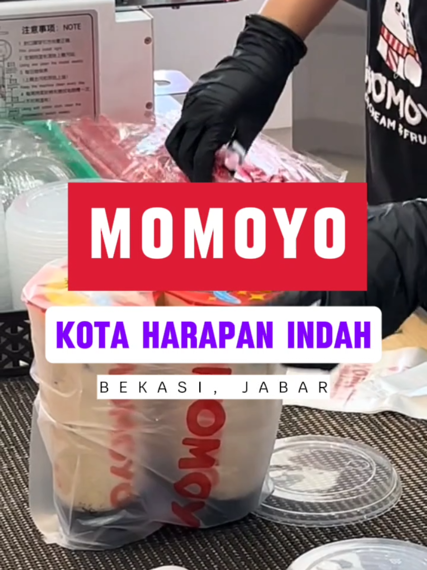 Momoyo kota harapan indah lagi ada promo diskon loh yuk cobain sekarang #momoyo #momoyoicecream #momoyojumbo #momoyofruittea #momoyoshake #promomomoyo #momoyokotaharapanindah #kecamatantarumajaya #tarumajaya #bekasi #jawabarat 