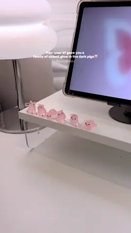 Cutest family of pig🐷 #figurine #displays #decoration 