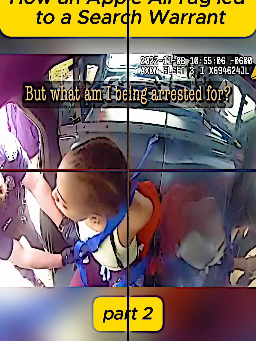 How an Apple AirTag led to a Search Warrant #cops #policeofficer #bodycam