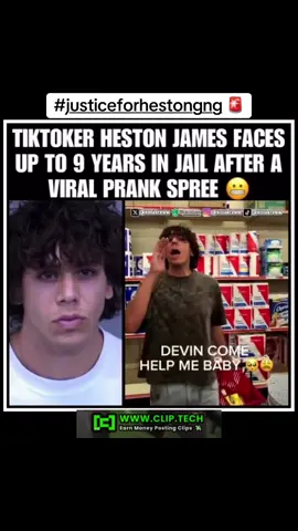 Justice for heston James !!!! #hestonjames #arrested #sad #prankster #funny    heston james account heston james apology heston james arrested photo heston james arrested video heston james banned heston james 9 years