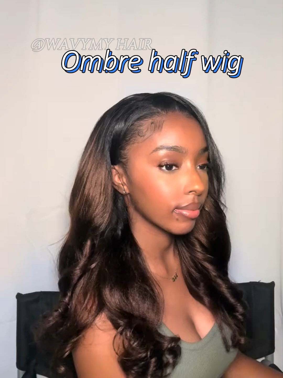This wig is perfect for summer!!! #wavymyhair #wig #hair #hairstyle #tiktoktowigs #gluelesswig #colorwig #wiginstall #halfwig #newarrivals #yakistraight