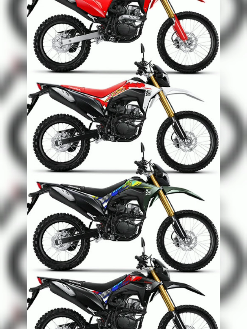 AHM resmi rilis Warna & Grafis baru Honda CRF 150L MY2025 Untuk harga Rp 37.7 jutaan OTR Jakarta !! #honda #crf150 #trail #bike #dualpurpose  #new #color #tiktok 