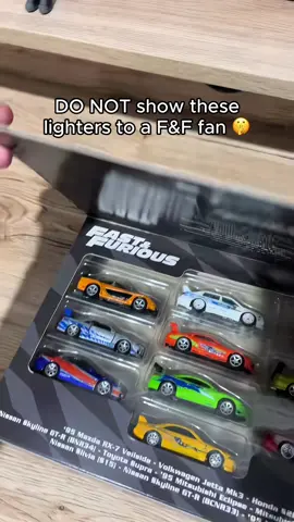 Do not show these lighters to an F&F fan 😱 #fastandfurious #supra #lighter #skyline #paulwalker 