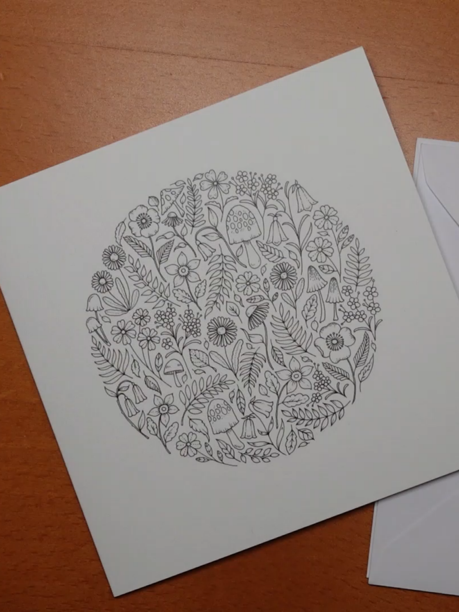 #Johannabasford notecard colouring from #wonderfulwildflowers  #adultcolouring #coloringforadults #adultcoloring #coloredpencil #colouredpencils #colouringpencils #coloring #coloringpencils #colouredpencil #adultcoloringbook #coloringbook #colouringbook #coloringbookforadults #colouring