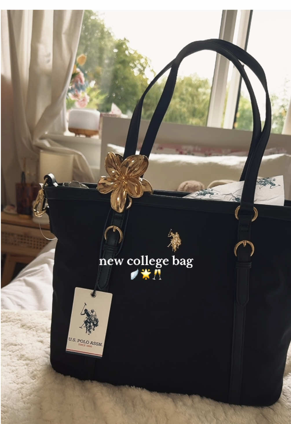 love it sm #ralphlauren #poloassn #newbag #obsessed #schoolbag #unibag #fashion 