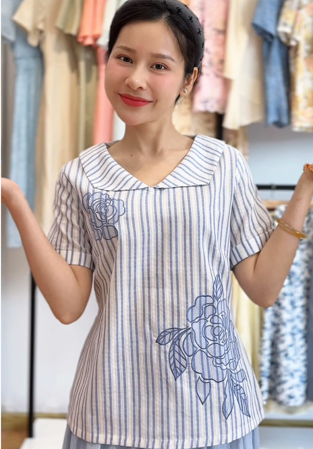 Áo xinh đây ạ #thieuhoa #thoitrangtrungnien #thoitrang 