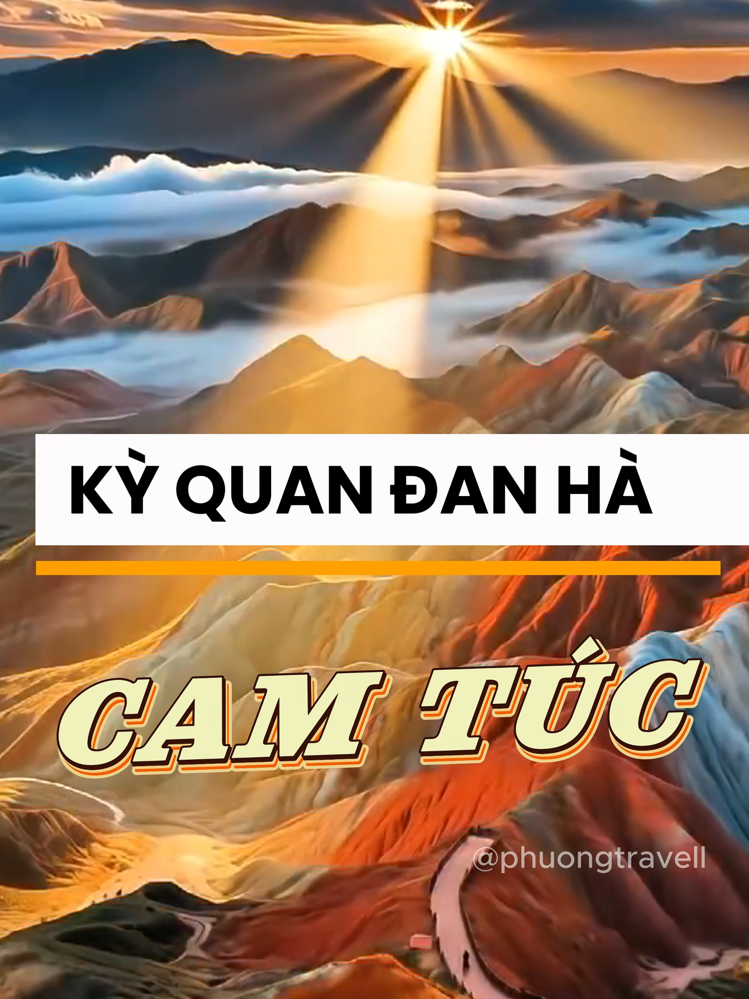 🌈 KHI THIÊN NHIÊN HÓA THÀNH KIỆT TÁC 🌈 Nếu đất, gió và hàng triệu năm có thể vẽ nên màu cầu vồng, thì Đan Hà Trương Dã – Cam Túc chính là bức tranh sống động ấy! 🏜️ Đi bộ trên Sân thượng Tiên Sắc Màu, ngắm “Núi Cầu Vồng” như trong truyện cổ tích 📸 Chụp ảnh ngược sáng tại cuối đường ván để có khung hình điện ảnh 🔥 Thưởng thức hoàng hôn tại Đài Hồng Hạ khi cả thung lũng bừng cháy 👍 Thả tim nếu bạn mê cái đẹp rực rỡ của tự nhiên ❤️ Follow @PhuongTravel để không bỏ lỡ hành trình kỳ vĩ tiếp theo 💬 Comment “MÌNH MUỐN ĐẾN” để nhận cẩm nang Danxia FREE! 👇 DM hoặc bình luận ngay để biết thêm chi tiết👇 #DanxiaZhangye #CamTuc #TravelTok #PhuongTravel #RainbowMountain #TikTokTravel #DuLichTrungQuoc #ExploreWithMe #NatureLovers#HiddenGemsChina #dulichtrungquoc #trending #travelstory #chinatravel #travel #trendingtiktok #FYP #tiktoktravel #TrungHoaCoDai #lichsutrunghoa #TikTok #tiktokviral #TravelChina #checkin #BucketListChina #chinaa
