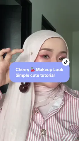 Okey tak look makeup ni ? 🍒  Personally i macam suka plak 