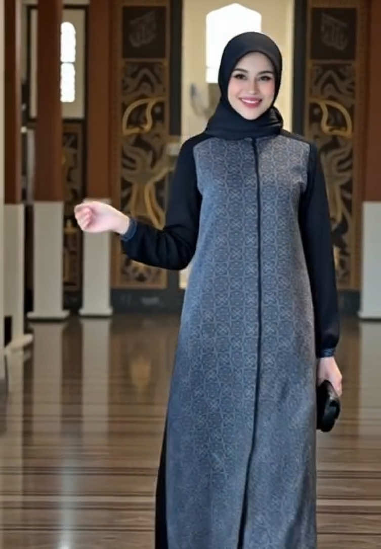 Raudhah Abaya by Nadeea.id_ Nyaman Simple Elegan #abaya #abayafashion #dress #longdress #lebaran #kondangan #ootdfashion #ootdhijab #trending #gamis 