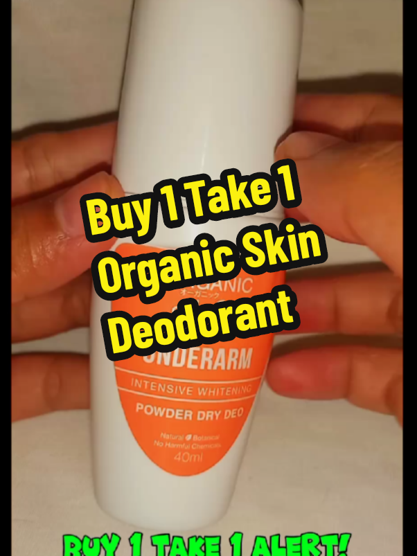 ✨ Smell fresh, stay dry, and whiten underarms with just one roll! #Buy1Take1 #UnderarmCare #OrganicSkinJP #TikTokMadeMeBuyIt 💖 