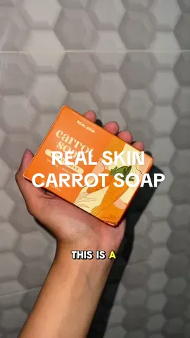 Soap that can brighten, hydrate and exfoliate ✨ #realskin #realskincarrotsoap #carrotsoap @Real Skin Ph 