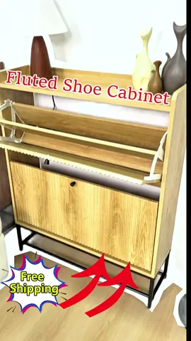 My entryway finally looks clean—thanks to this stylish flip-drawer cabinet. It fits so much but takes up barely any space! #Giratree #Giratreefurniture #homehack #shoestorage #interiortips