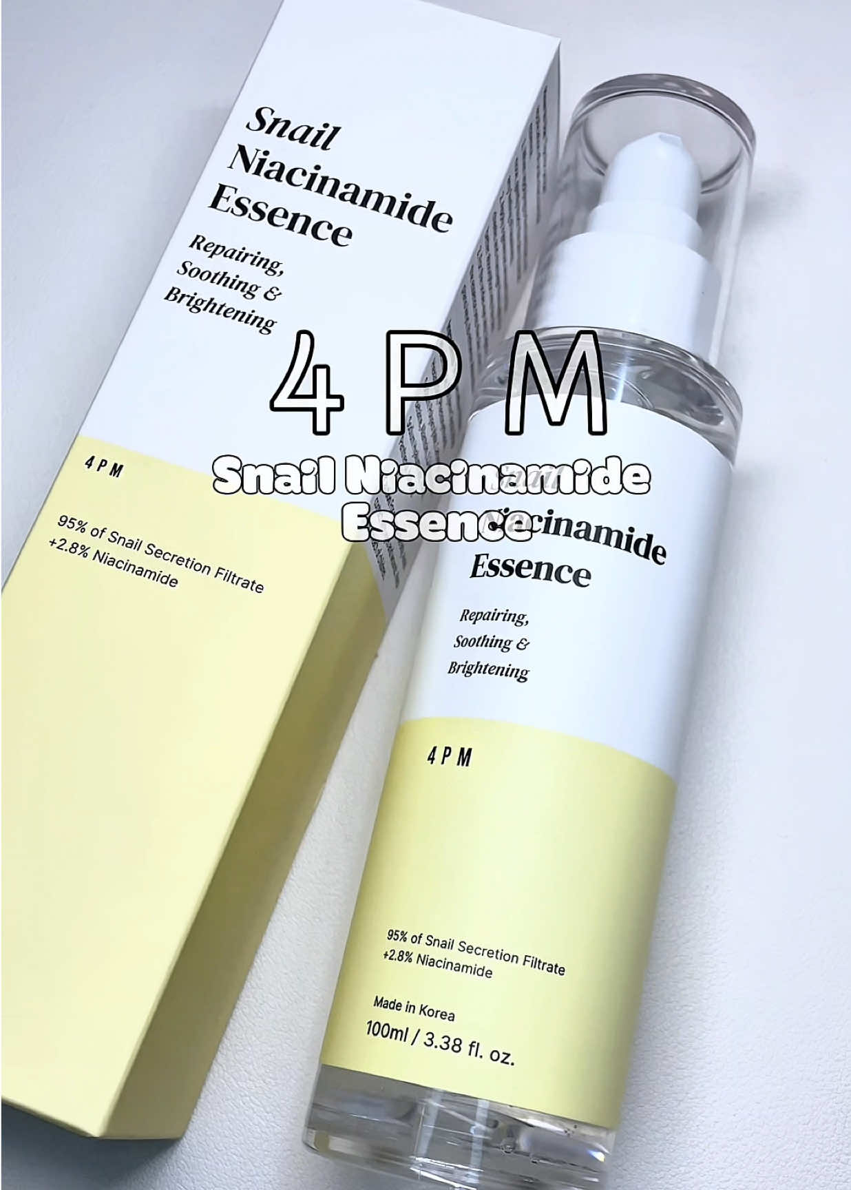 Mấy hôm nay dùng treatment may sao có ẻm serum Snail của @4PM Skincare Vietnam phục hồi căng mịn da này nè, iu iu 💕 #4pmskincare #snailserum #xuhuong #skincare #review