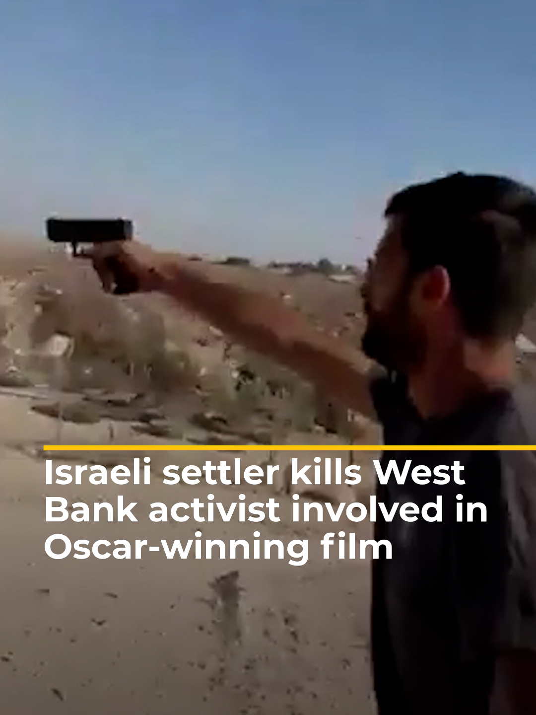 Activist, football player and participant in Oscar-winning film Odeh Hadalin was shot in the chest and killed by an Israeli settler, in the Occupied West Bank. The shooter, Yinon Levi, has been under sanctions by both the EU and the #US. #Israel#news