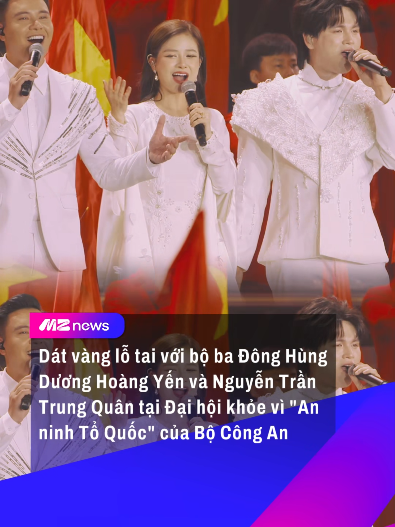Ta nói bộ ba này mà hòa giọng thì còn gì bằng #mznews #mznetwork #BoCongAn #duonghoangyen #donghung #nguyentrantrungquan #tiktok #tiktokgiaitri