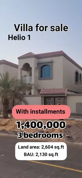 #villaforsale #فيلا_مودرن  #اقساط #realestate  #ajmanvillas 