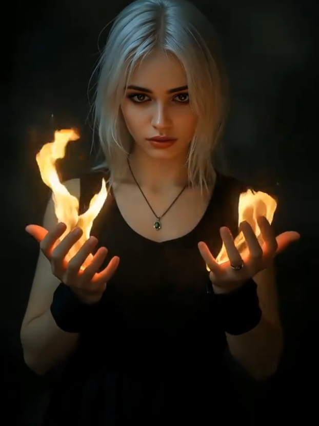 Magi Woman : Eternal Flame   #darkpower #lilith  #hecate  #aiart #darkness #zoroastrian  #foryou 