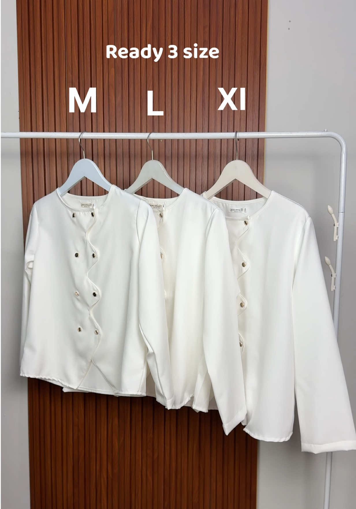 Ellonaa blouse ready 3 size 😍🤍 #outfitideas #outfitinspo #blousewanita #blouse 