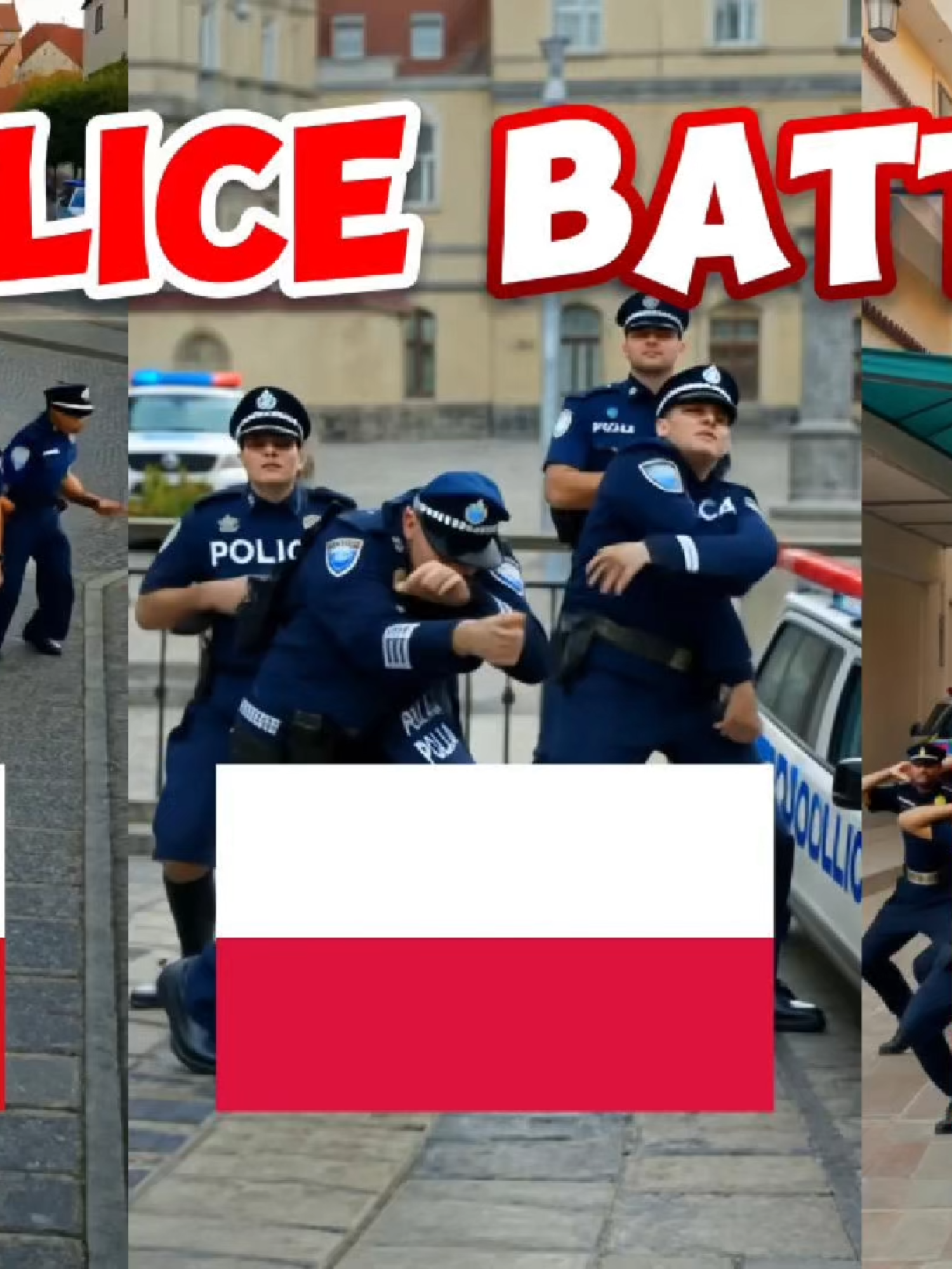🇨🇿🇵🇱🇪🇸Czech | Polish | Spanish Police Dance Battle | Who Won the “Blurred Lines” Showdown? #fyp #foryou #foryoupage #fypシ