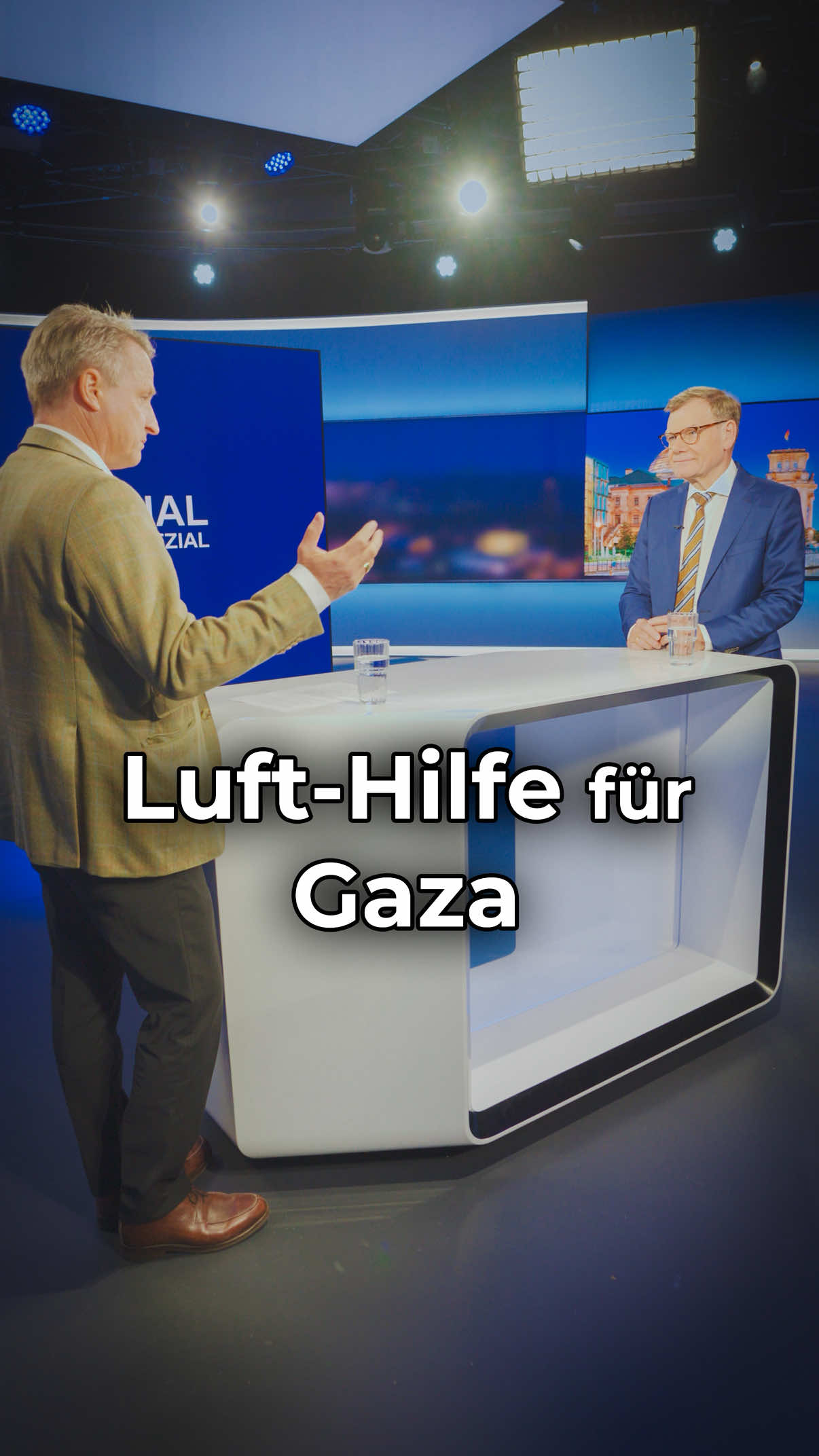 Zur Deutschen Luft-Hilfe für den Gazastreifen hat Außenminister Wadephul mit @RTL Aktuell gesprochen⬆️
