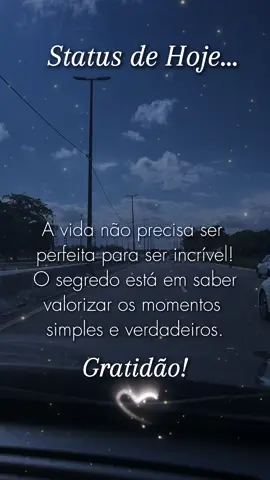 Gratidão por cada detalhe que Deus coloca no caminho — até os pequenos sorrisos que a gente quase não nota. Que sua terça seja leve, cheia de paz e rodeada de boas surpresas. Viva o presente com fé e o coração tranquilo!💫🌷🙏