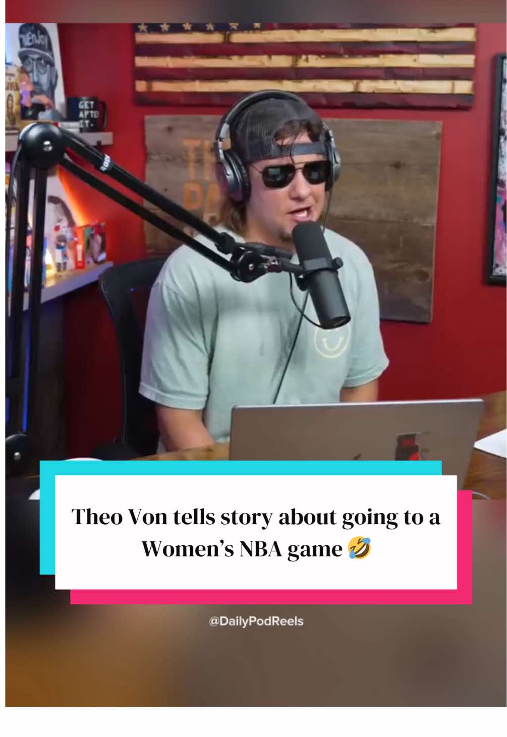 Theo Von WNBA game experience 🏀 #TheoVon #WNBA #ComedyTok #PodcastClips #FunnyMoments #TikTokComedy #Podcasts