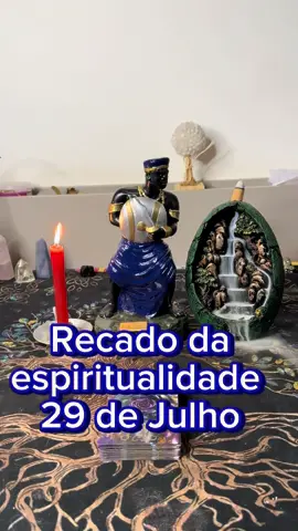 Hoje é dia 29 de julho, e Ogum — o guerreiro da luz, do caminho, da espada que corta as injustiças — traz um recado direto da espiritualidade pra você. Se essa mensagem chegou até você agora, não é por acaso. Ogum vem quando é preciso coragem, atitude e verdade. E as cartas de hoje carregam uma força espiritual muito clara… Alguém precisa ouvir isso agora. Talvez esse alguém seja você. #tarot #mensagemdereflexão #umbanda #tarothoje #mensagemdehoje #previsao #mensagemdodia #mensagemdanoite #ogum 