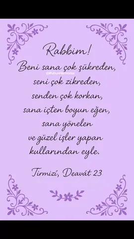 Bazen bir dua, yıllarca aradığın huzurun kapısını aralar. Bu dua, kalbini Allah’a yöneltenlerin, şükürle secde edenlerin, hayatı zikre dönüştürenlerin dilinden düşmez. Sana yönelen, senden korkan, seni unutmayan bir kul olmak istiyorum ya Rab… Bu niyeti taşıyan her kalp, yeryüzünde nur olur. Sen de dua edenlerden ol… Belki de bu dua, seni bekliyordu… #dua #derindua #kalbenduasi #ilahişükür #maneviyolyculuğu #Rabbim #ruhunyankısı   
