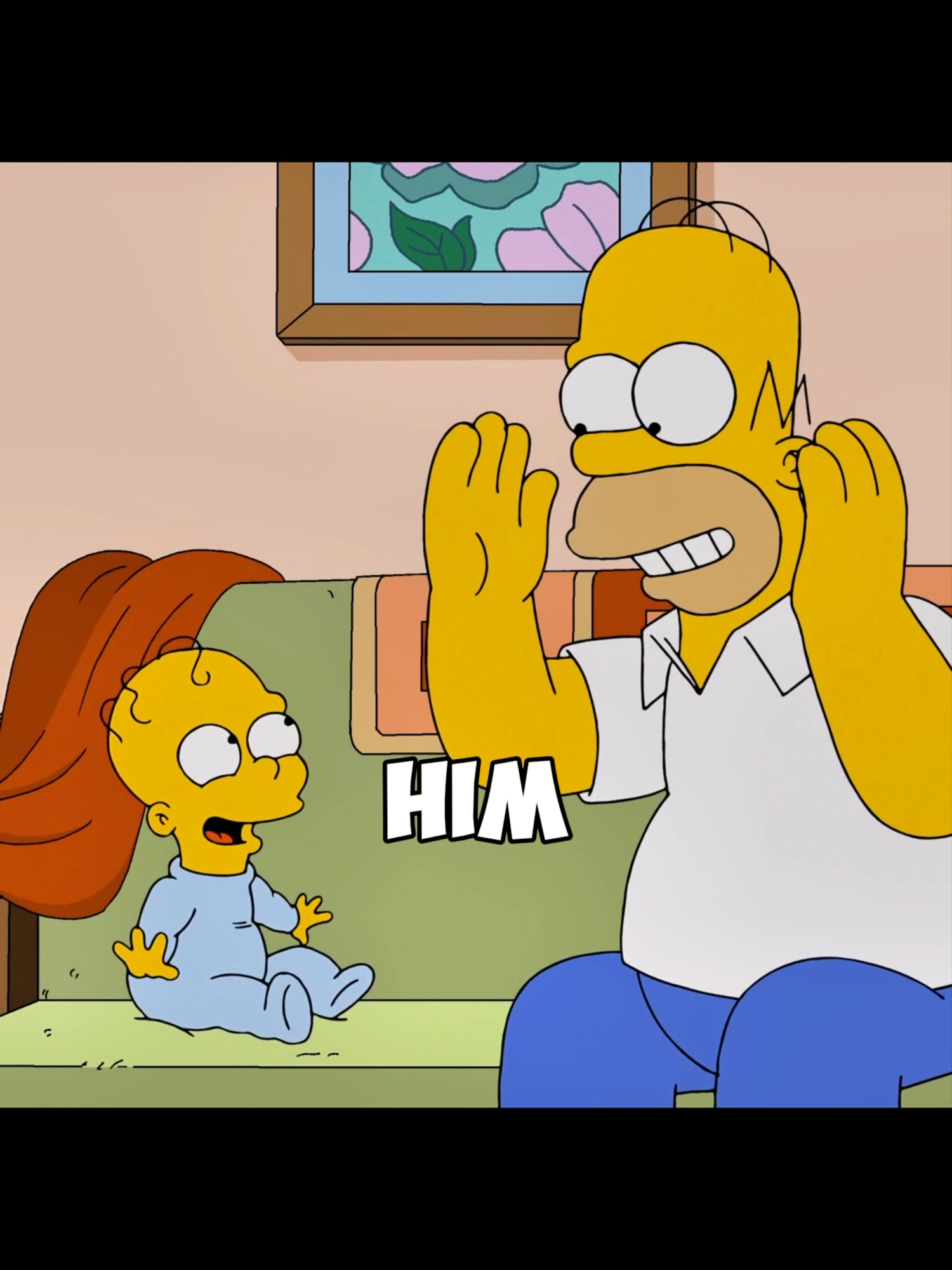 Homer combed his hair for him. #tik #thesimpsons #fyp #usa