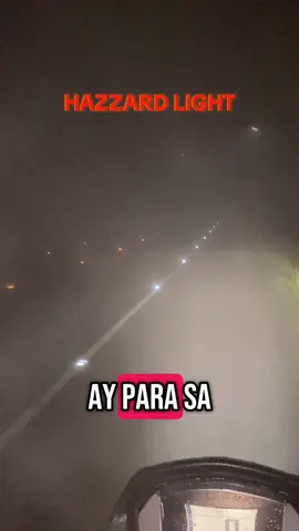 Hazzard Light on Foggy Roads #foggy #baguiocity #carsoftiktok