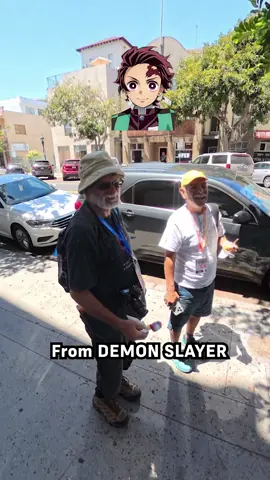 Not everyone watches ANIME OR ⚔️ DEMON SLAYER and that is A-OKAY 👍 #cosplay #demonslayer #tanjiro #sdcc2025