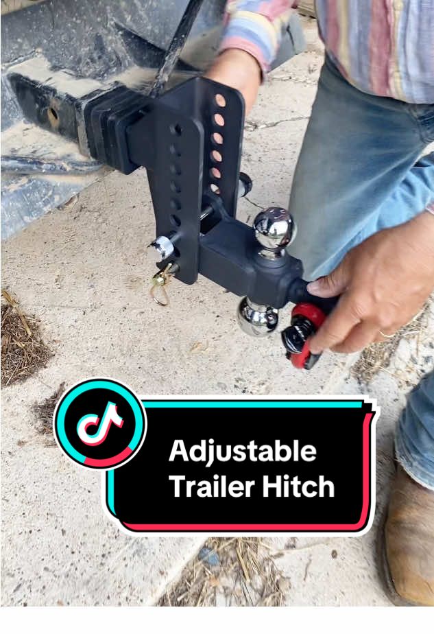 Adjustable Heavy Duty Trailer Hitch  #trailer #truckaccessories #truckhitch #adjustable #trailerhitch #tiktokshop #tiktokmarketplace #tiktokmademebuyit #tiktokshopcreatorpicks 