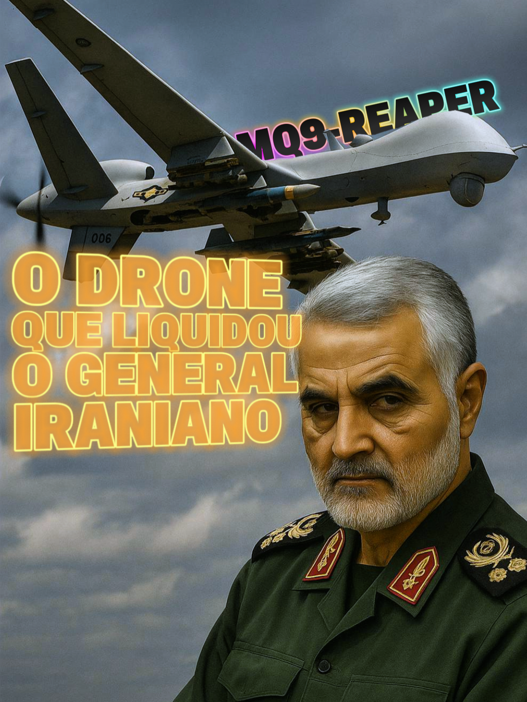 MQ-9 Reaper, o Drone Que Liquidou o General Mais Temido do Oriente Médio! #militar #fatos
