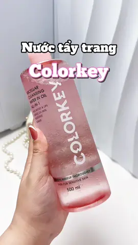 Nước tẩy trang giá hssv cho mấy bà nè #colorkey #nuoctaytrangcolorkey #colorkeynewarrivalday #summerchill #taytrangcolorkey #nuoctaytrang #skincare #lamdep #xuhuongtiktok #chidepreview88 #muataitiktok #review #unboxing 