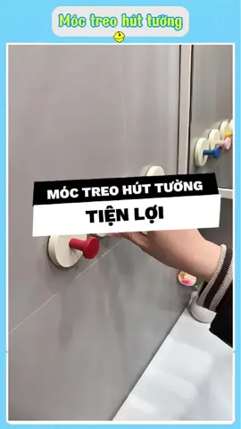🧲 Móc dán tường siêu tiện – Không cần khoan, không lo rơi! #moctreodantuong #duyne0710 #giadungthongminh #giadungtienich #xuhuong #fyp 