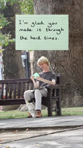 Enjoy Where You Are. #notestostrangers 