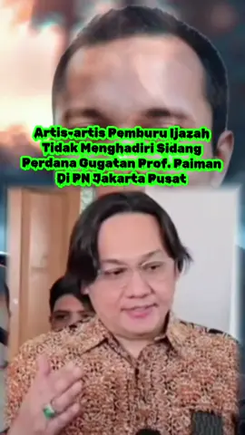 Roy Suryo Cs Mangkir dari sidang perdana Gugatan Prof Paiman di PN Jakarta Pusat #roysuryo #farhatabbas #kasusviral 