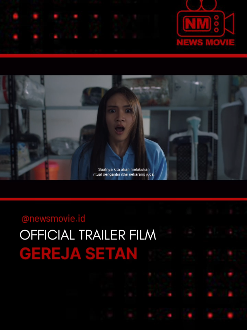 Official Trailer - GEREJA SETAN  “Sebab Iblis pun menyamar sebagai malaikat terang. Jadi bukan hal yang mengejutkan jika pelayannya menyamar sebagai pelayan kebenaran.” Tayang 11 September 2025 di Bioskop #GerejaSetanTheMovie​ #FimAntiKesesatan​ #LawanYangSesat #NewsMovie 