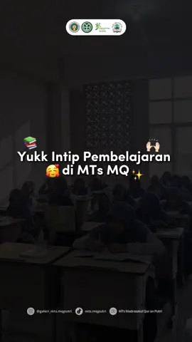 Beginilah suasana belajar di MTs MQ 🌟 Anak-anak penuh semangat, belajar Bahasa Arab bareng Ustadzah Zahirotu Cholilah, M.Pd yang selalu menghadirkan kelas penuh tawa dan makna! Karena belajar itu bukan hanya soal isi kepala… tapi juga soal hati yang bahagia 🤍 #galerimtsmqtebuirengputri  #galerimtsmq  #madrasatulqurantebuireng 
